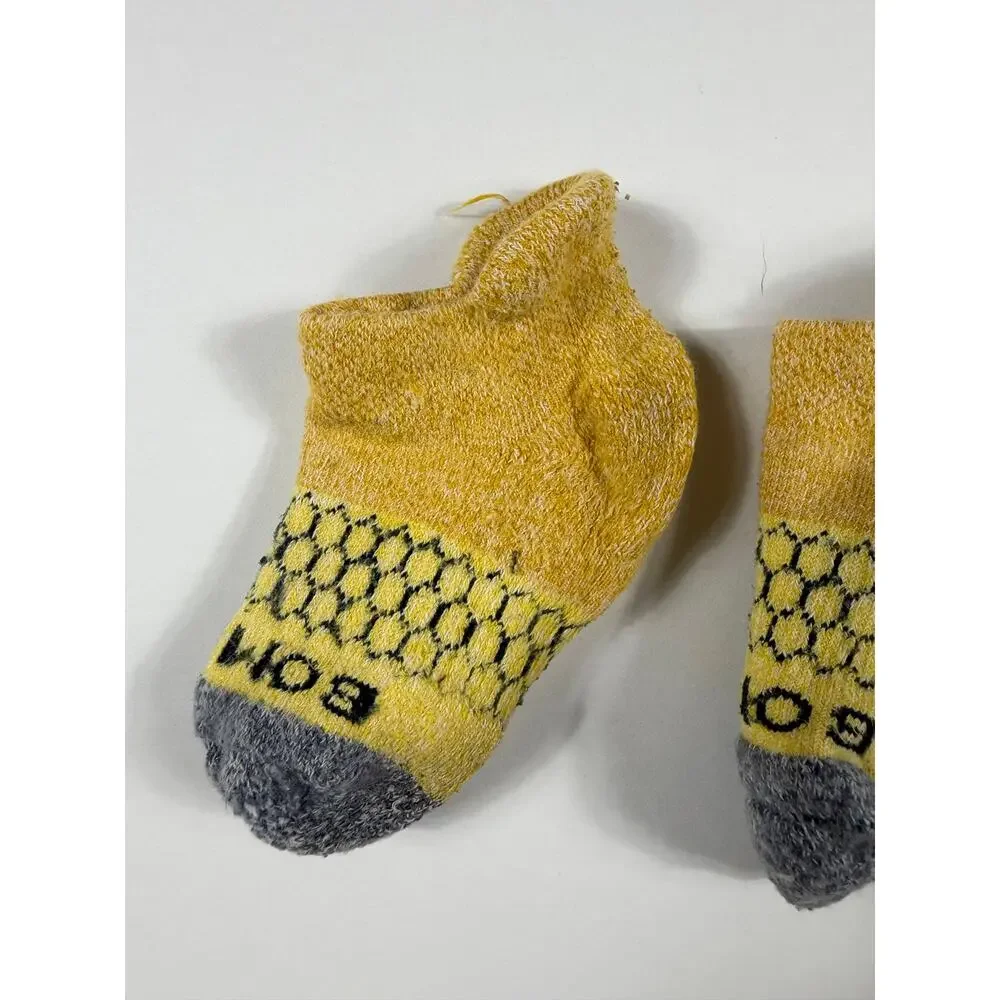 Bombas Yellow Performance Ankle Socks Toddler Size Toddler 1-3 years